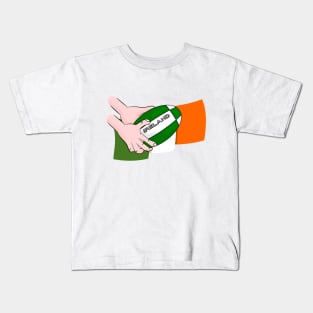 Rugby Ireland Flag Kids T-Shirt